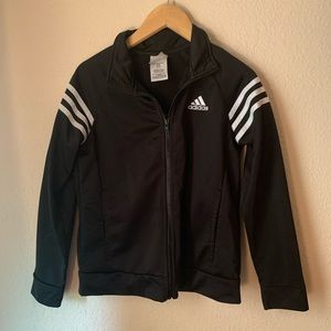 Youth Adidas full zip jacket size L(14)